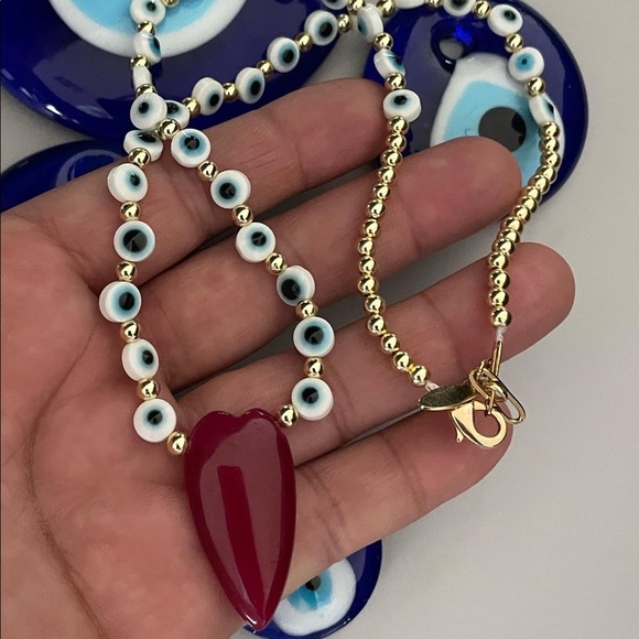 Evil eye necklace🧿and coffee cup free✔️ - Picture 2 of 4